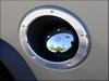 CNC Billet Gas Cap - Close-Up View