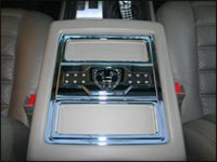 3D Chrome Center Console Insert