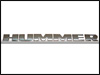 CNC Billet Bumper Letters - Close-Up View