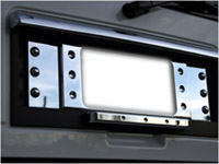 Extended Rear License Frame Bucket