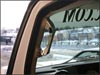 Chrome Interior Grab Handles - Close-Up View