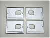 H2 or SUT Door Handle Back Plate Set (4 pieces) - Close Up