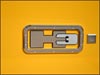 H3 Chrome Logo Surround Set (3 pieces) - Close Up