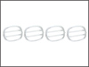 C4 Taillight Bezel Set (91-96) - Close Up