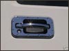 CNC Chrome Door Handle Bezels - Close-Up View