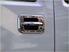 CNC Chrome Door Handle Bezels - Close-Up View