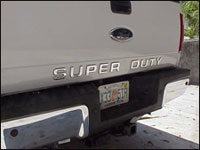 Super-Duty Chrome Tailgate Letter Set