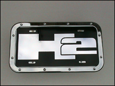 Hummer H2 Chromed Front License Plate Holder
