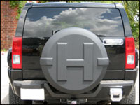 H3 Painted Tire Cover