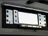 CNC License Bracket - Close-Up View