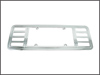 C5 Rear Chrome License Frame - Close Up