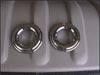 Chrome Dash Speaker Bezel Set
