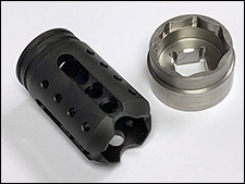 hitechcc KS7 Steel Defender Muzzle Brake with Nut Remover Tool