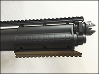 Hi-Tech's KSG Extended Lower Billet Picatinny Rail - Tan Finish