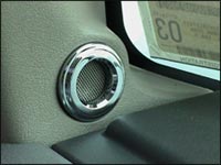 Chrome Dash Speaker Bezels (2 pcs)