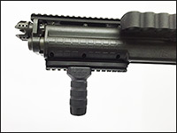 Hi-Tech Billet Lower Rail w/Aluminum Modular Combat Grip Combo Set (Black)
